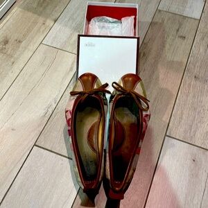 Vintage Coach Jenifer Patch/Suede loafers